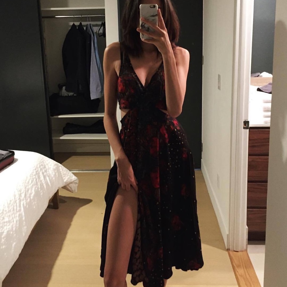 Free People Cut Out Slip